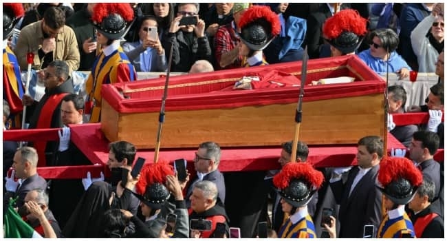 PICTORIAL: Body Of Pope Francis Lies In State At St. Peter’s Basilica Ahead Saturday Funeral 1 IMG 20250423 WA0006