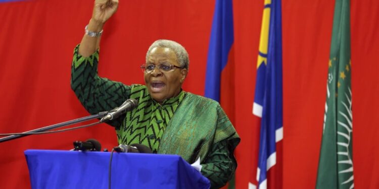 Namibian President Netumbo Nandi-Ndaitwah