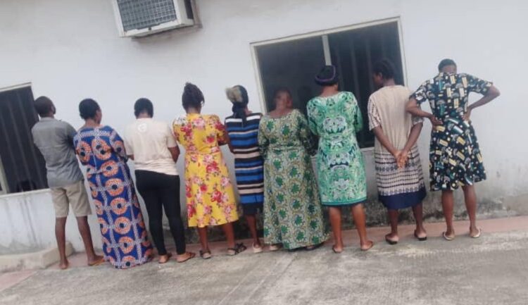 Police Hand Over 9 Suspected Child Traffickers To NAPTIP In Akwa Ibom