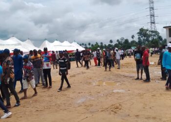 PICTORIAL: Gunmen Disrupt Pro-Wike Rally In Bayelsa