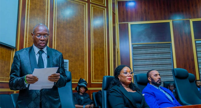 Why Citizens Should Embrace Justice Nzeukwu As Imo CJ – Oyaide 1 Justice Theophilus Nnamdi Nzeukwu