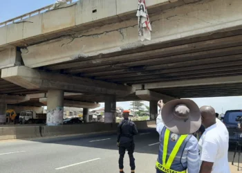FG Kicks As Truck Damages Almost-completed Lotto Bridge