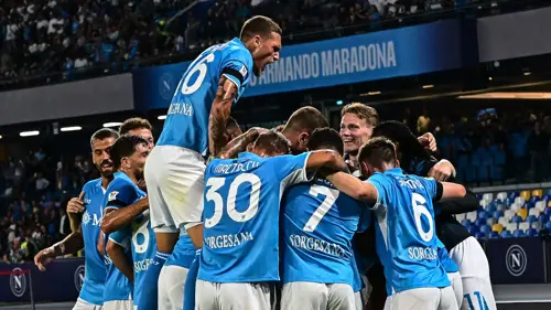 Napoli’s Serie A Title Chase Faces Resurgent Bologna Test 1 Napoli team
