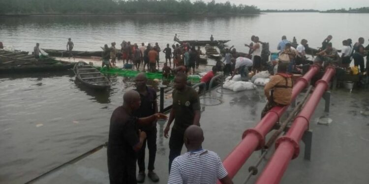 Navy Rescues 99 Passengers In Rivers Boat Accident