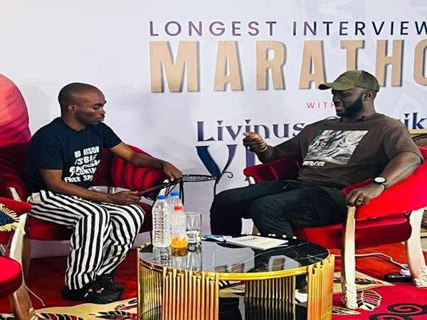 Journalist, Chibuike, Sets New Guinness World Record With 75-hour Interview Marathon 1 Nigerian journalist