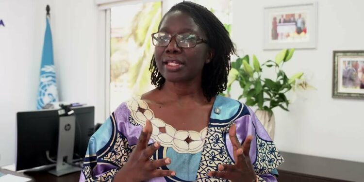Chief of Mission of the International Organisation for Migration (IOM), Ms. Sharon Dimanche