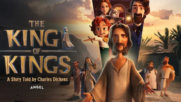 “I Wrote ‘The King of Kings’ To Tell My Children About Jesus & Dickens” 1 The King of Kings Teaser Poster Large ok