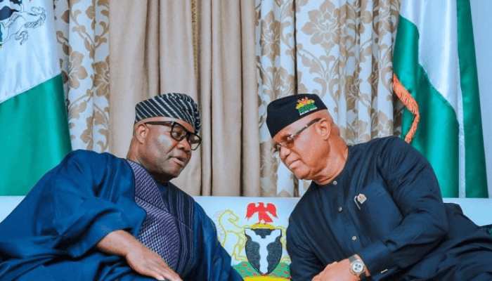 2027: I'll Support Your Re-election, Akpabio Assures Gov Eno 1 Umo Eno and Godwin Akpabio 1
