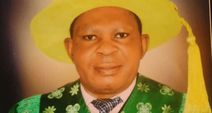 Vice Chancellor of University of Uyo, Prof Nyaudo Ndaeyo