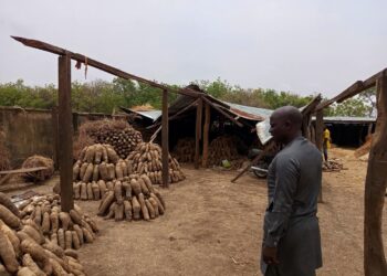 70 Houses, Yam Barns Destroyed By Rainstorm In Plateau