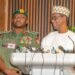 PICTORIAL: NSA Ribadu Reunites Gen. Tsiga, Amb. Yohanna, 17 Other Kidnap Victims With Families