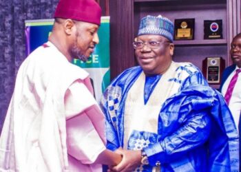 Ex-Senate President Lawan Visits Gov Radda Over Mother’s Death