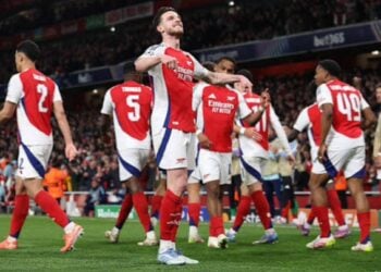 Champions League: Rice Shines As Arsenal Thrash Real Madrid 3-0