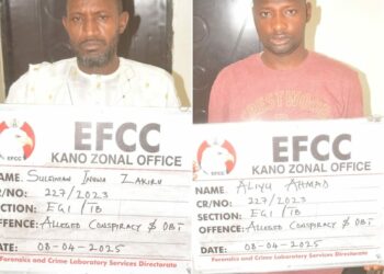 EFCC Arraigns 2 Suspected Fraudsters For Impersonating Kano Oil Mogul To Defraud Victim N12m