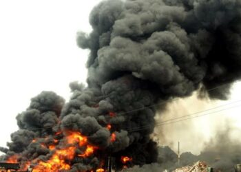 JUST-IN: Many Injured As Explosion Rocks Business Centre In Lagos