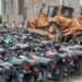 FCTA Crushes 601 Impounded Motorcycles In Abuja 5 FCTA Crushes 601 Impounded Motorcycles In Abuja