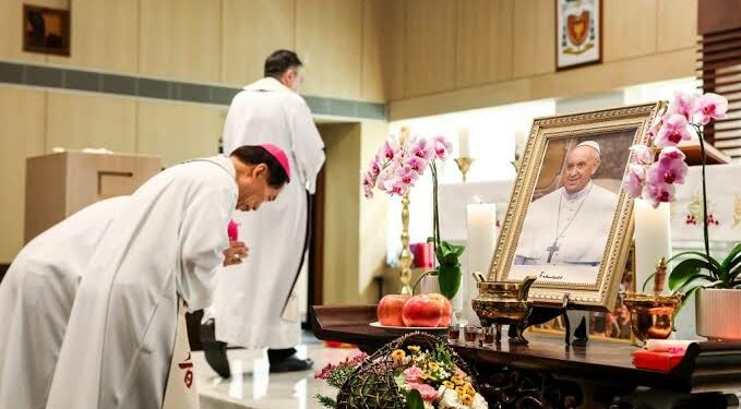 NACA Mourns Pope Francis