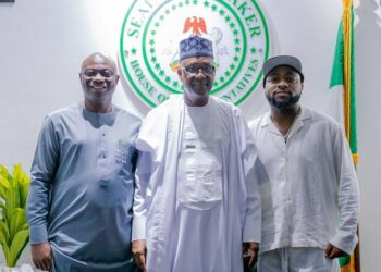 PICTORIAL: Davido Visits Speaker Abbas To Promote New Album ‘5ive’