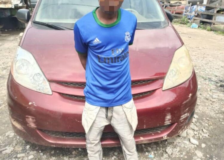 The suspect, Abubakar Iliyasu.