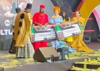 PICTORIAL: BBNaija Stars Liquorose, Prince Emerge ‘Best Dressed’ At AMVCA 2025 Cultural Day