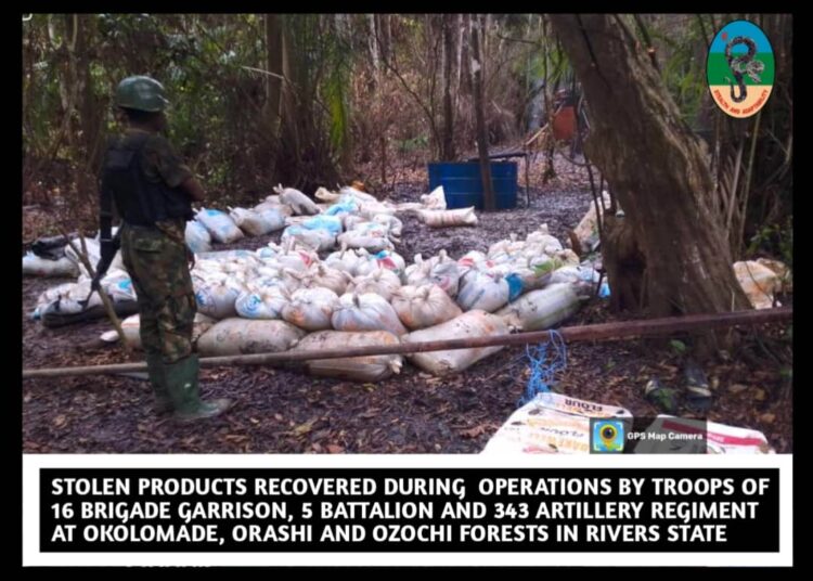 Army arrests 38 suspected oil thieves