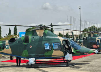 Tinubu Inducts NAF Attack Choppers, Vows To Crush Terror