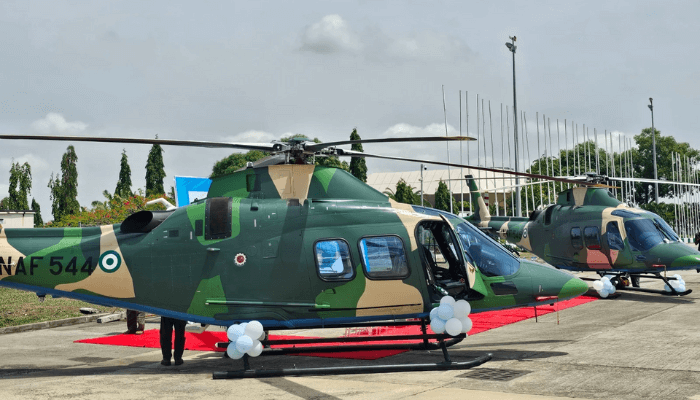 Tinubu Inducts NAF Attack Choppers, Vows To Crush Terror 1 NAF helicopters