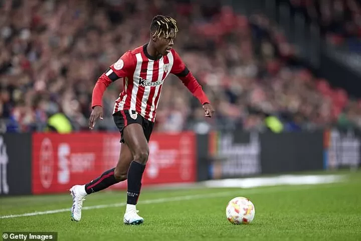 Athletic Aim To Keep Nico Williams Amid Premier League Interest 1 Nico Williams in Bilbao