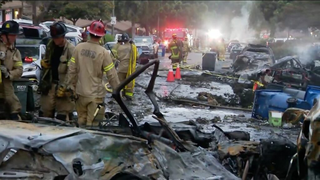 Many Feared Dead As Jet Crashes Into Homes In San Diego