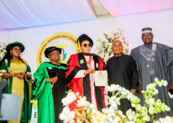 Keystone Bank Chairman, Lady Ada Chukwudozie, Bags Honorary Doctorate Degree