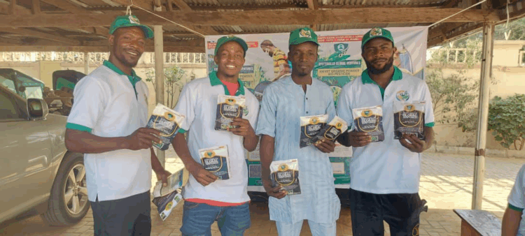 Young farmers trained on the local production and application of Joevett Powder