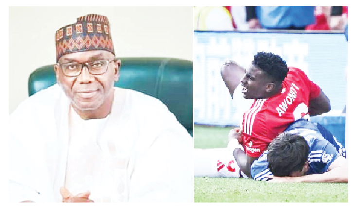Kwara Governor Wishes Football Star Taiwo Awoniyi Quick Recovery 1 taiwo awoniyi