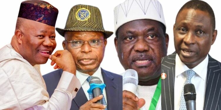 L-R: Akpabio, Fagbemi, Akume, Olukoyede