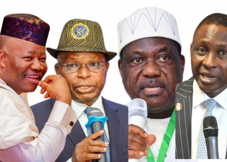 L-R: Akpabio, Fagbemi, Akume, Olukoyede