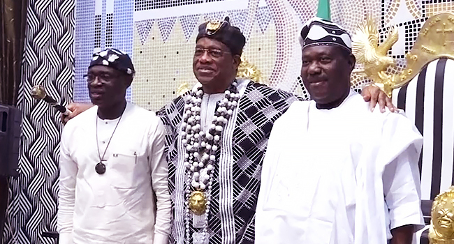 Benue: SGF Akume Meets Tor Tiv, Och’Idoma Over Tinubu’s Peace Mission 1 Akume