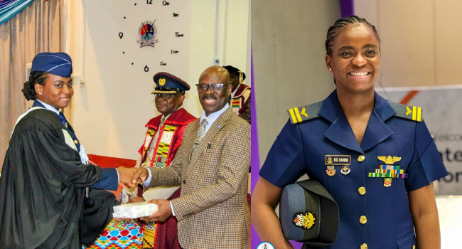Flight Lieutenant Kafayat Sanni