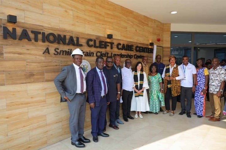 Smile Train Launches Africa’s Largest Cleft Centre In Ghana 1 Ghana CLC Launch Sign and Building Exterior 50 1