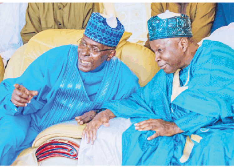 Gov Inuwa Yahaya with the UN Resident and Humanitarian Coordinator