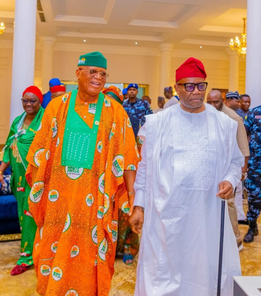 Gov Eno Visits Akpabio With 8 Govs