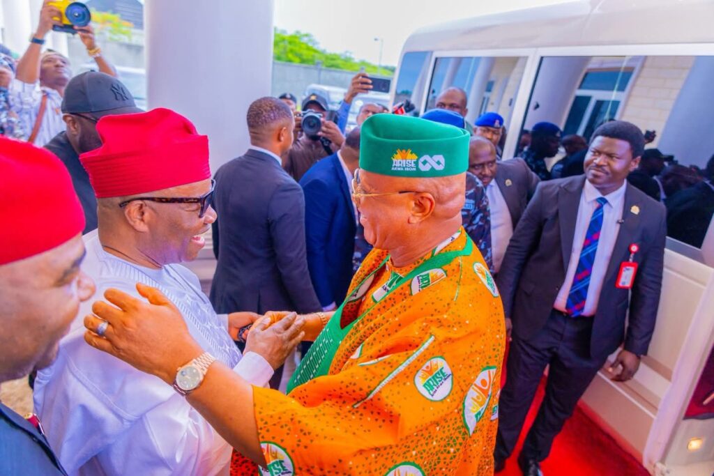 Gov Eno Visits Akpabio With 8 Govs