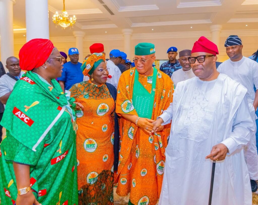 Gov Eno Visits Akpabio With 8 Govs