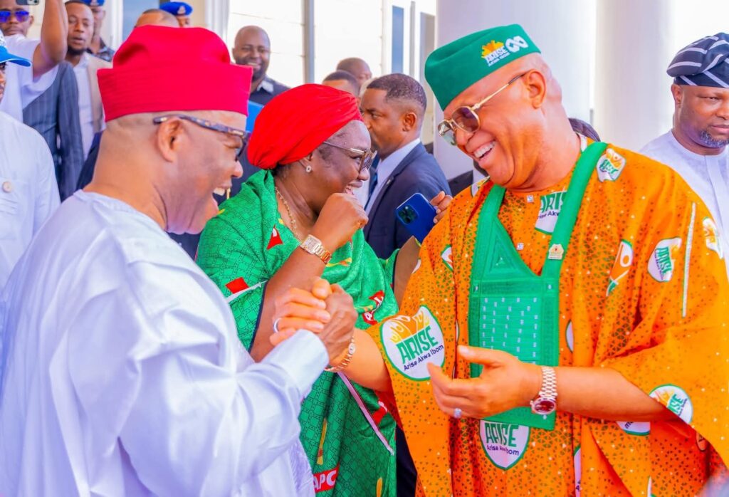Gov Eno Visits Akpabio With 8 Govs