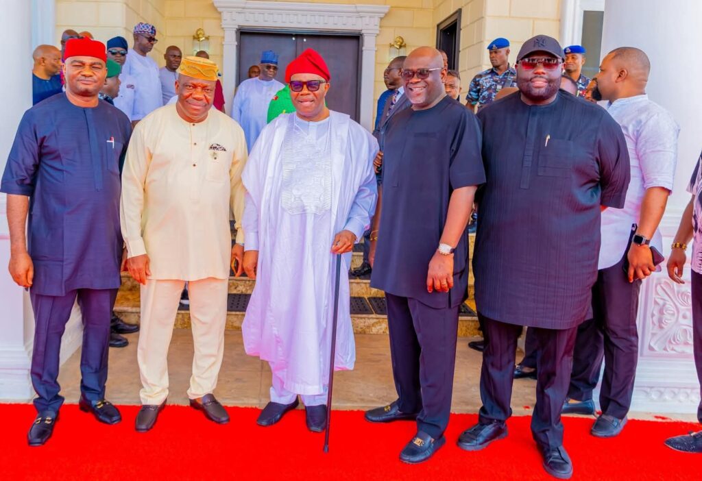 Gov Eno Visits Akpabio With 8 Govs