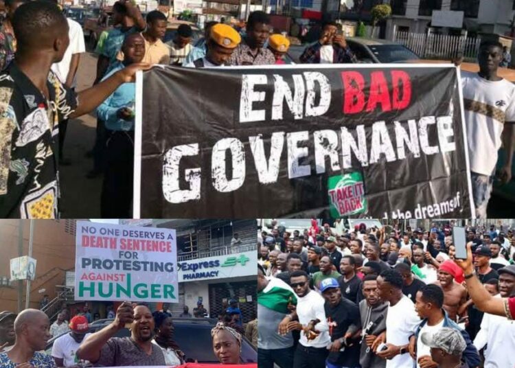 Nigerians Protest Against Hardship In Lagos