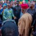 PICTORIAL: Enenche, Wife Visit Benue Community Over Killings, Distribute Relief Materials