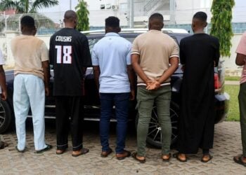 PICTORIAL: EFCC Arrests 7 Suspected Internet Fraudsters In Abuja