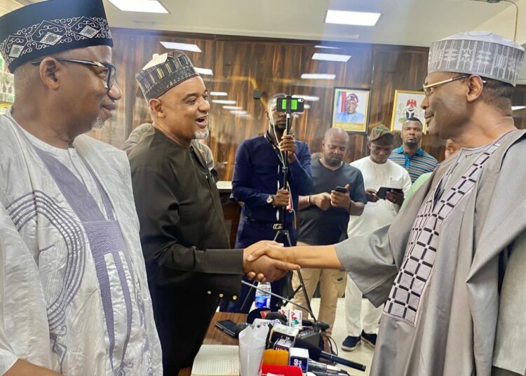 PDP Leaders Visits INEC On Fact-finding Mission