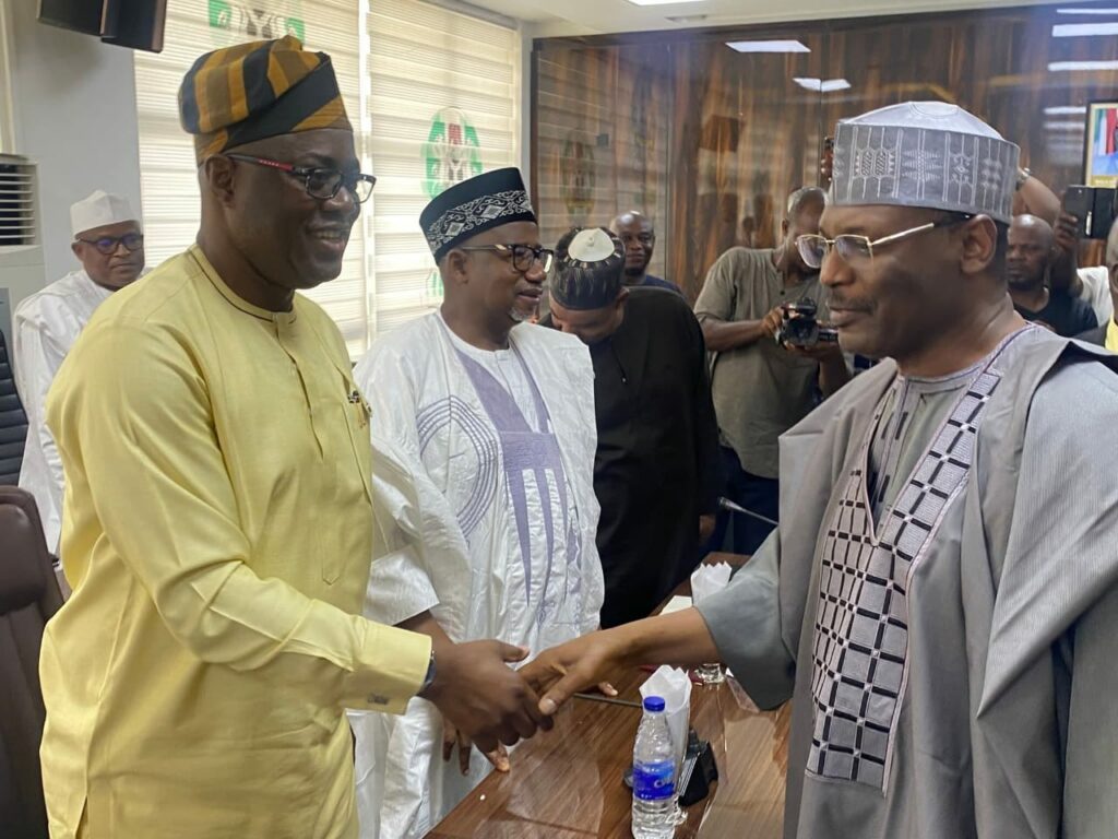 PDP Leaders Visits INEC On Fact-finding Mission