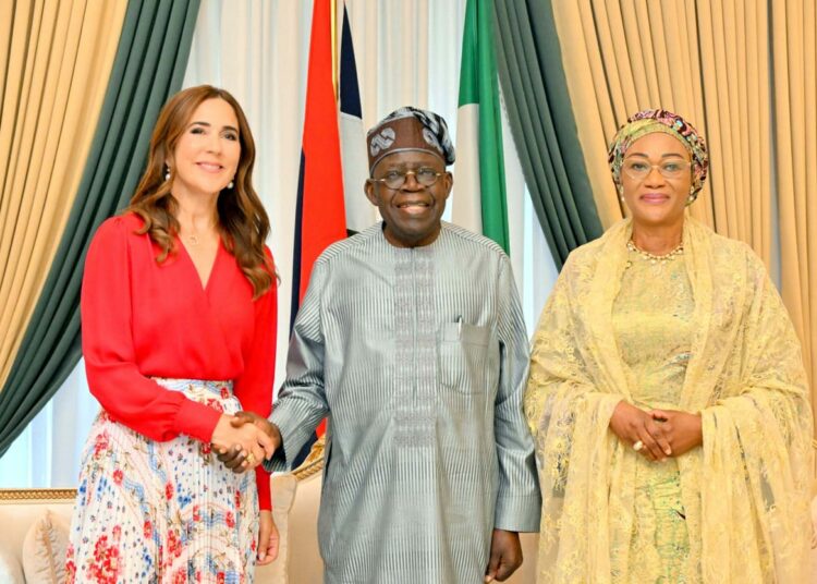 Tinubu hosts queen of Denmark