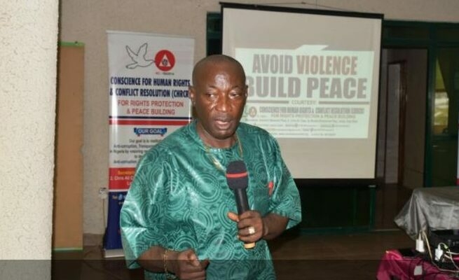 Idris Miliki of CHRCR at Quarterly Review Meeting 2 655x400 1